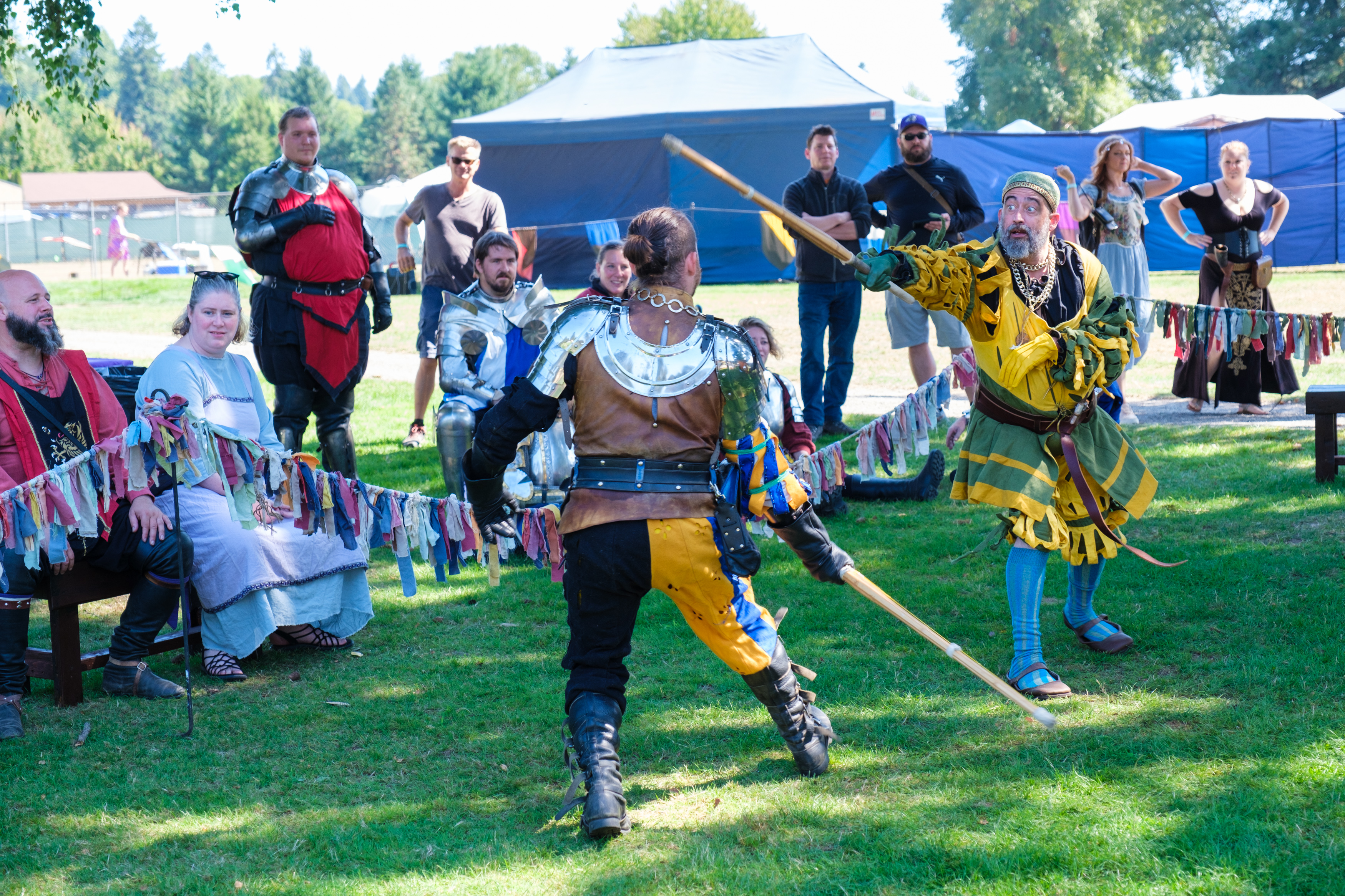 Knights in tournament combat